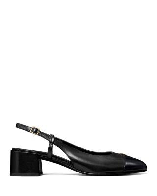 Women's Cap-Toe Slingback Pumps