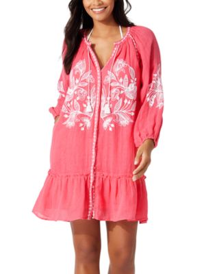 Tommy Bahama - Linen Gauze Tunic Swim Cover-Up
