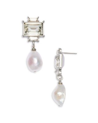 Kenneth Jay Lane - Cultured Freshwater Pearl Drop Earrings
