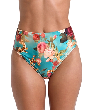 L'Agence Vanessa Roses High Waisted Bikini Bottom