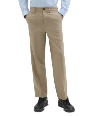 Relaxed Straight Fit Suit Pants