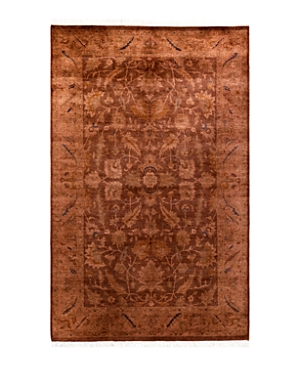 Shop Bloomingdale's Fine Vibrance M1444 Area Rug, 4'1 X 6'5 In Brown