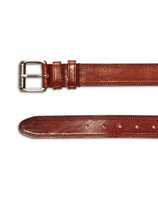 Men's Roller Buckle Italian Leather Belt - Exclusive
