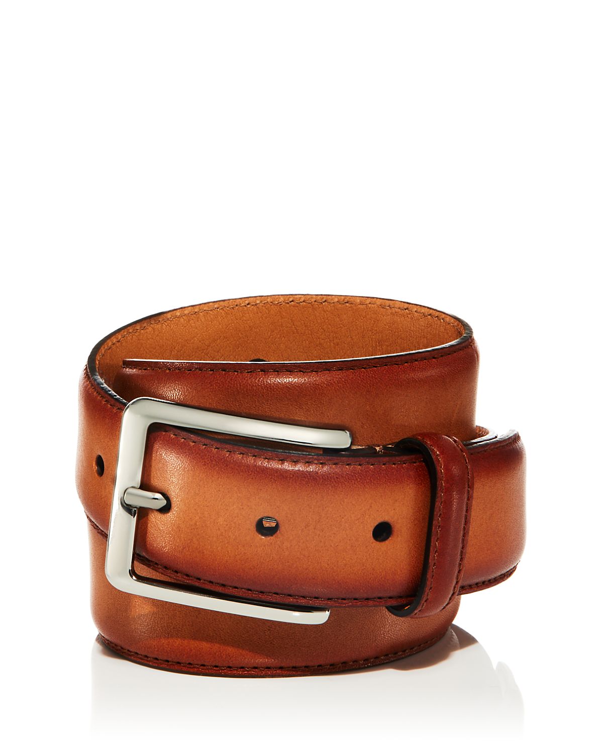 The Men's Store at Bloomingdale's Men's Square Buckle Italian Leather Belt - Exclusive