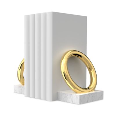 ANNA new york - Ring Bookends, Set of 2