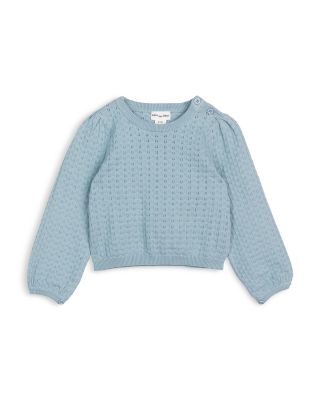 Miles The Label Girls Oversized Puff Sleeve Sweater Little Kid Big Kid Bloomingdale s