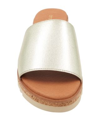 Women's Nessie Slip On Slide Espadrille Wedge Sandals