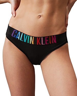 Shop Calvin Klein Intense Power Pride Bikini In Black