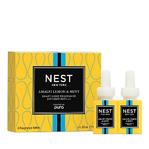 Nest New York Amalfi Lemon & Mint Pura Refill, Set of 2