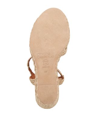 Women's Madina Strappy Raffia Woven Espadrille Wedge Sandals