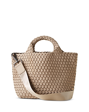 Naghedi St. Barths Small Woven Tote Bag In Cashmere