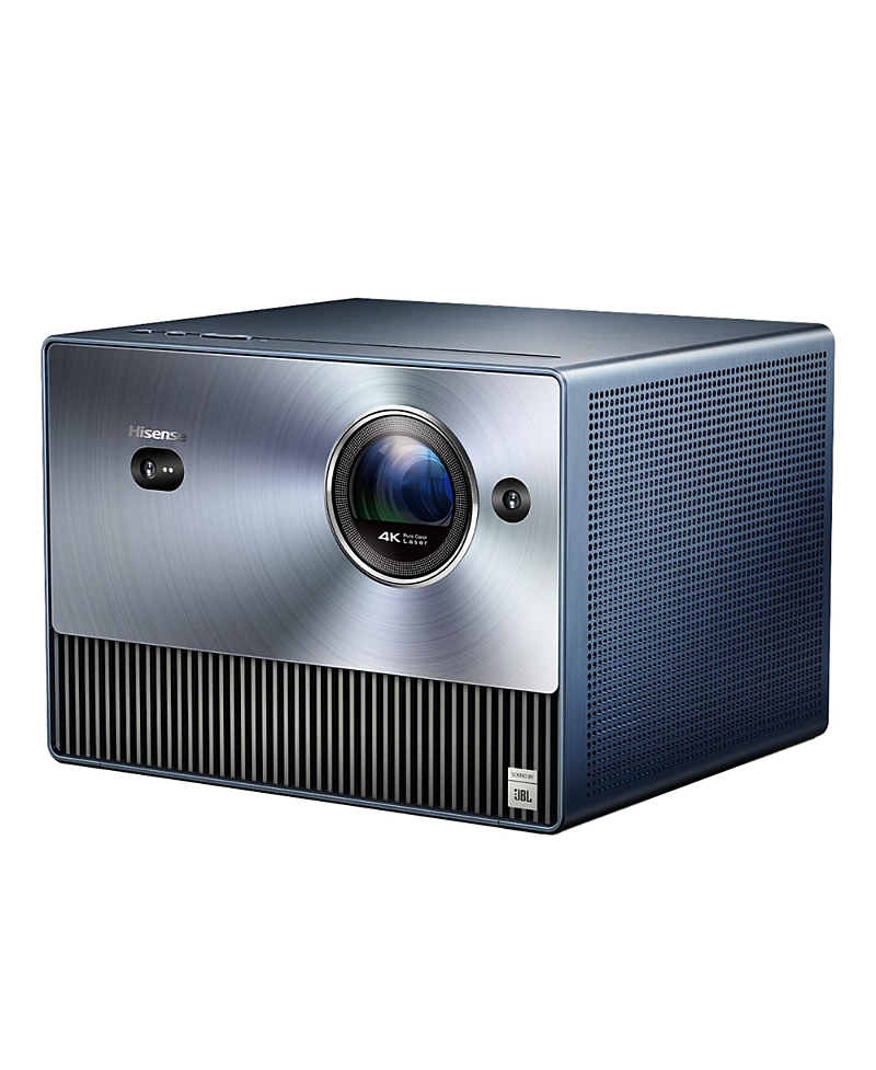 Hisense C1 Trichroma Laser 4K Uhd Mini Projector with Dolby Vision, Dolby Atmos, & 1,600 Lumen Brightness