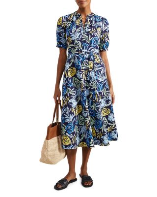 Merle Printed Midi Dress