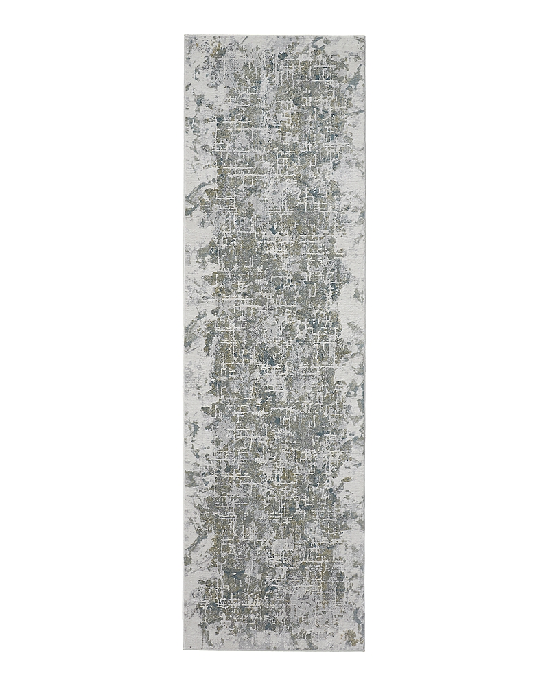 Feizy Atwell Atl3146f Runner Area Rug, 2'8 X 8' In Green Gray