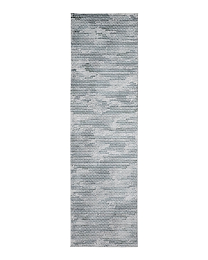 Feizy Atwell Atl3171f Runner Area Rug, 3' X 8' In Blue Gray