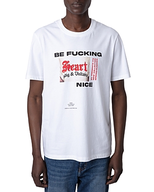Zadig & Voltaire Ted Cotton Heart Graphic Tee