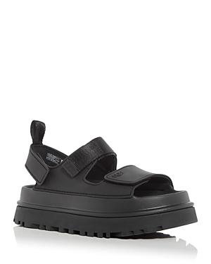 Shop Ugg Women's Goldenglow Sandals In Black