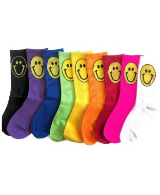 Happy Face Socks - Big Kid