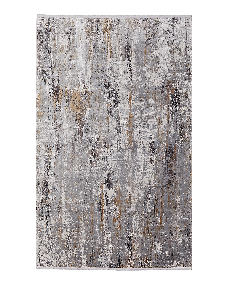Feizy Cadiz 8663887f Area Rug, 6'6 X 9'6 In Ivory/gray
