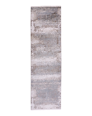 Feizy Cadiz 8663888f Runner Area Rug, 3'1 X 10' In Taupe/gray