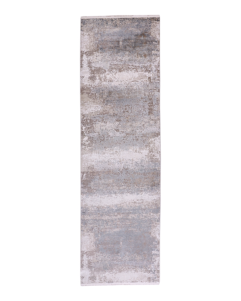 Photos - Chandelier / Lamp Feizy Cadiz 8663888F Runner Area Rug, 3'1 x 10' 8663888FLGY000I89