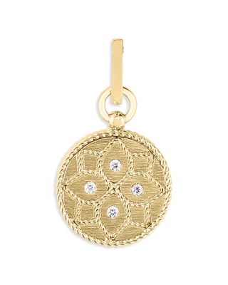 Roberto Coin - 18K Yellow Gold Venetian Princess Diamond Pendant