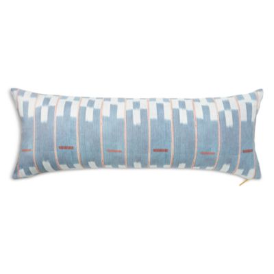 St. Frank Chambray Lattice Baule Decorative Pillow, 15L x 40W
