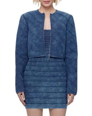 Herv Lger Denim Bandage Jacket & Mini Dress | Bloomingdale's Women