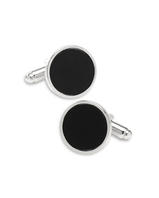 Cufflinks Inc - Round Onyx Cufflinks