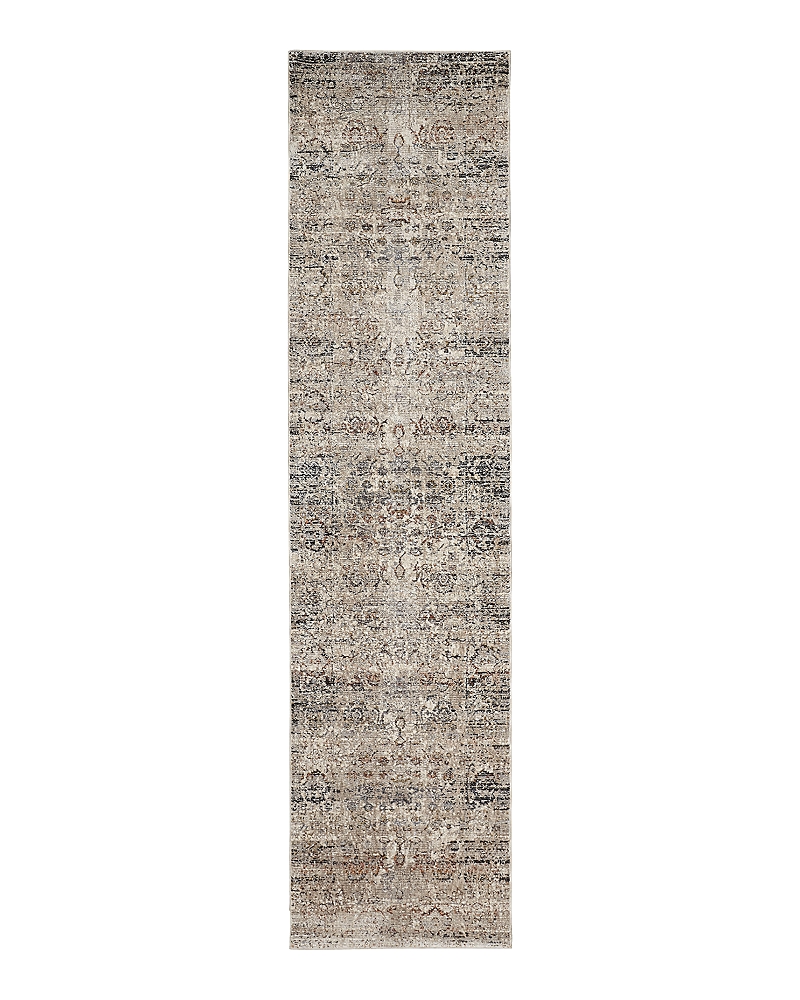 Feizy Caprio 9203958f Runner Area Rug, 2'6 X 10' In Taupe/brown