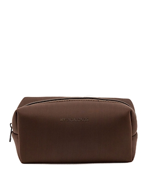 Mytagalongs Cosmetics Case With Pouch In Espresso
