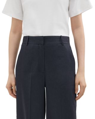 High Waist Wide Leg Trousers 