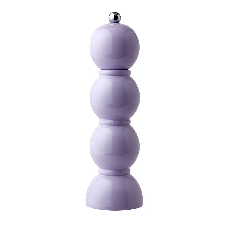 Addison Ross Bobbin Lacquered Salt Or Pepper Mill Grinder In Lilac