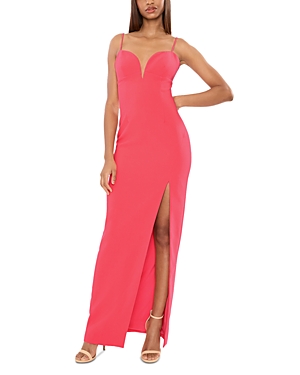 Shop Likely Ressa Sleeveless V Neck Gown In Pinkberry