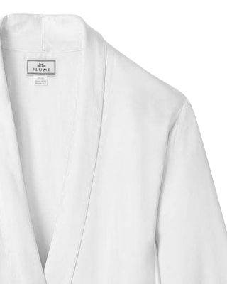 White Silk Long Robe