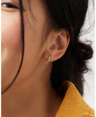 10K Gold Hook Earrings