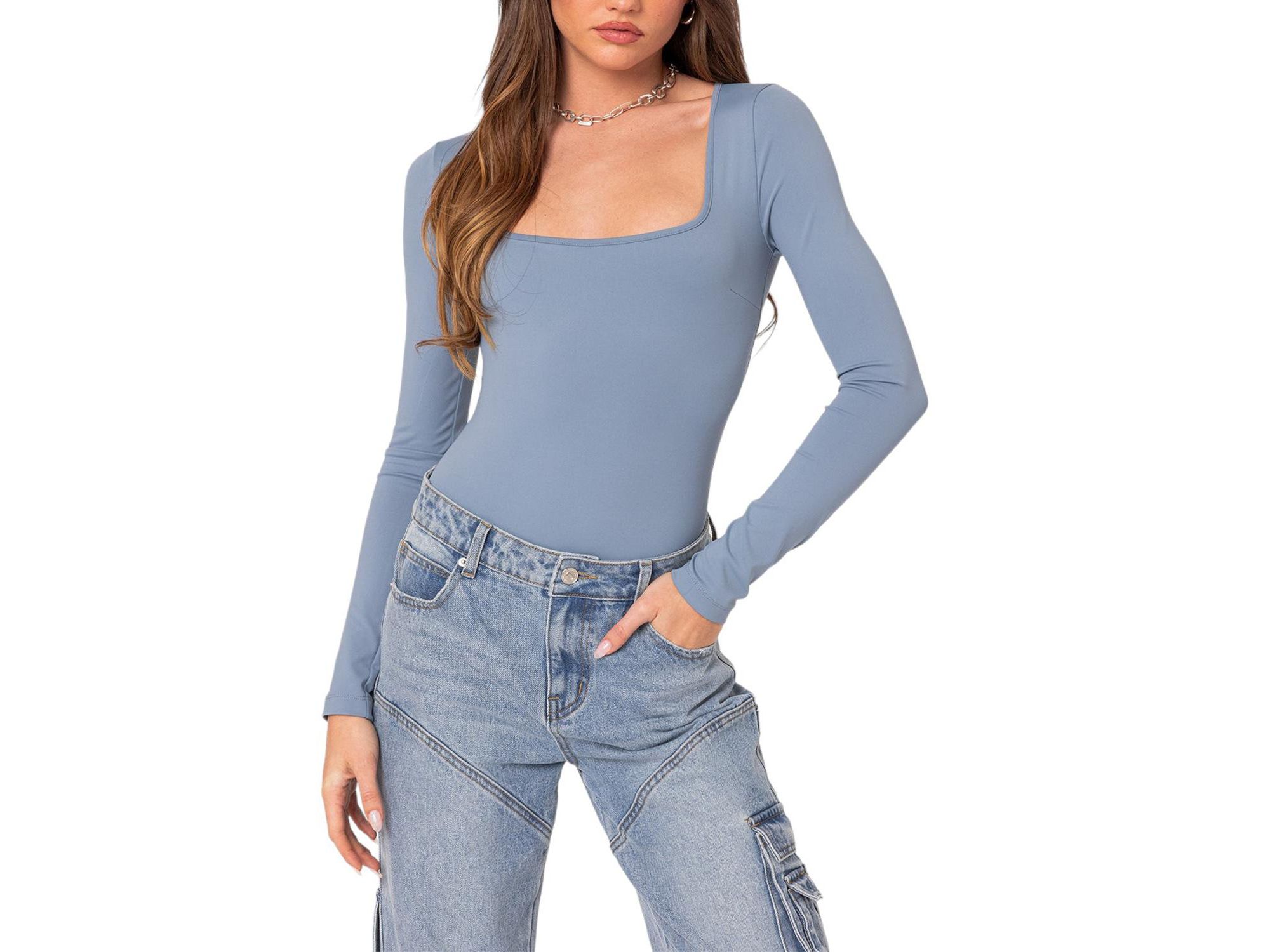 Joanna Square Neck Bodysuit - Image 1