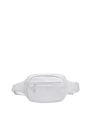 Shop Sol & Selene Hip Hugger Mesh Belt Bag In White