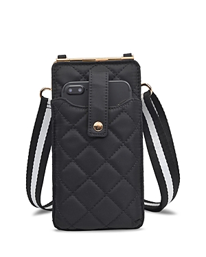 Shop Sol & Selene Duality Quilted Mini Crossbody Wallet In Black