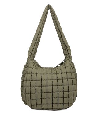 Revive Extra Large Quilted Nylon Hobo