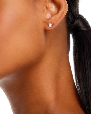 Diamond Stud Earrings in 14K Yellow Gold, 0.90 tcw