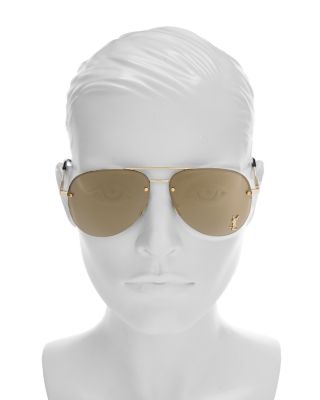 Classic 11 M Brow Bar Aviator Sunglasses, 59mm