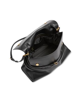 Tie Me Leather Shoulder Bag
