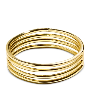 Shop Baublebar Annie Layered Ring In Gold