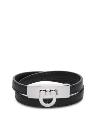 Double-Gancini Leather Bracelet main image 0