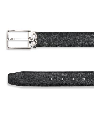 Gancini Keeper Reversible Leather Belt