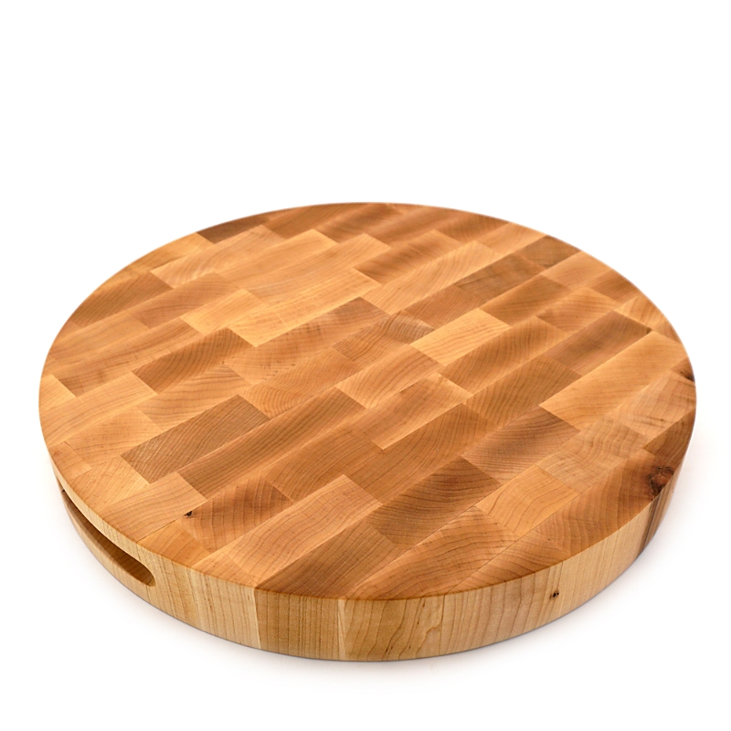 JK ADAMS J. K. ADAMS 16 ROUND MAPLE END GRAIN BOARD