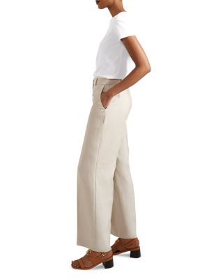 Roberta Linen Wide Leg Pants