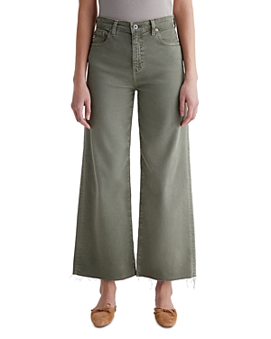 Saige High Rise Cropped Jeans in Sulfur Dried Parsley