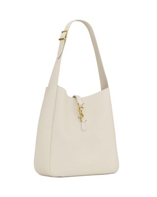 Le 5 &Agrave; 7 Supple Large Shoulder Hobo Bag in Smooth Leather